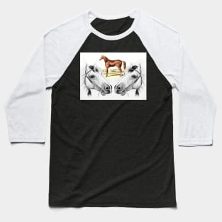 Horse head Baseball T-Shirt